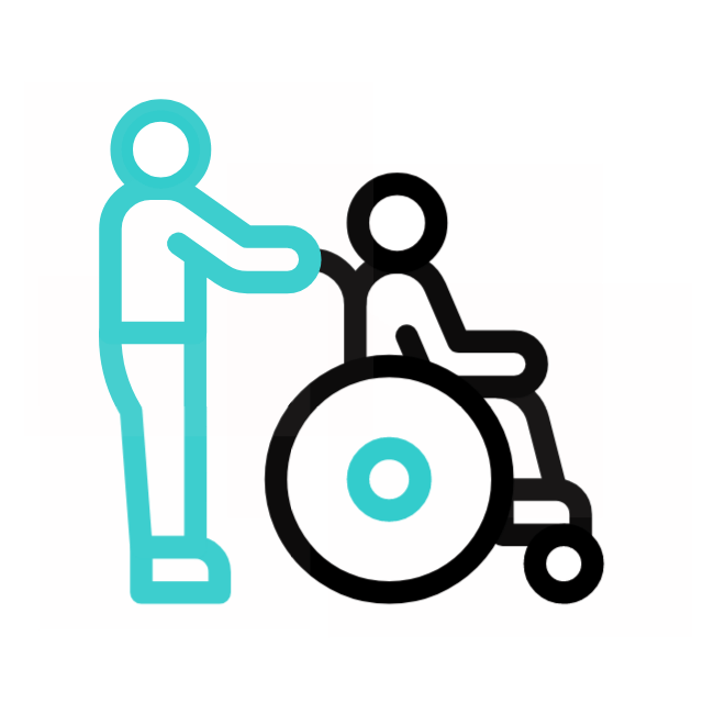 person in wheelchair