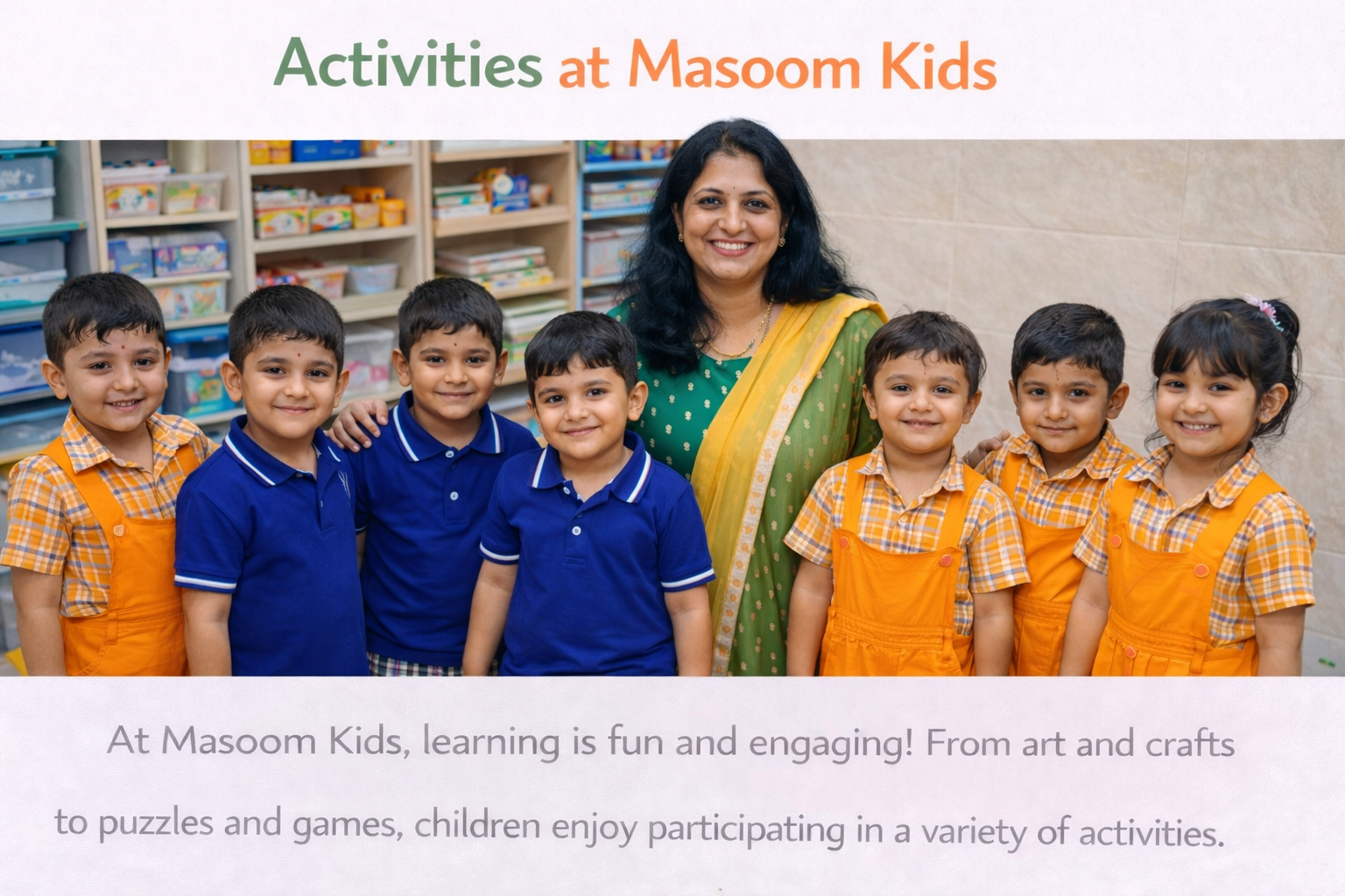 activities at masoom kids