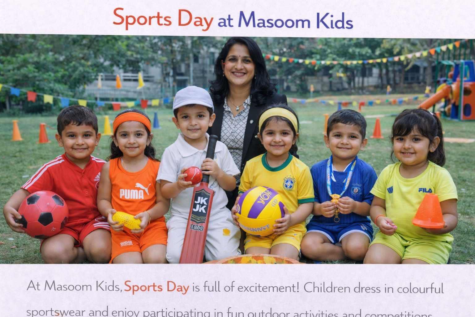 sports day at masoom kids